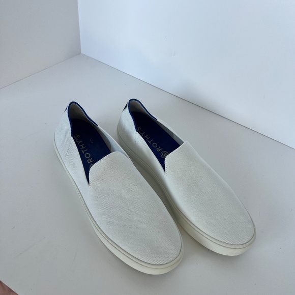 Rothy's The Original Slip On Sneaker size 11 in Bright White - Picture 5 of 13